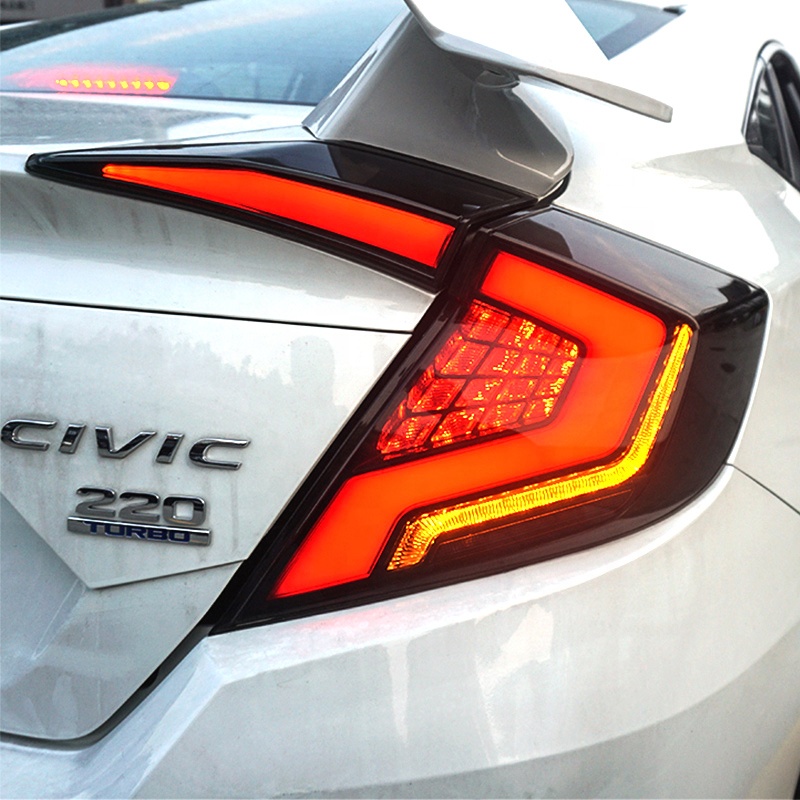 Auto Parts Light New Style Car Turn Signal Brake Lamp Car Tail Lamp Led Tail Lights for Civic 2016 -