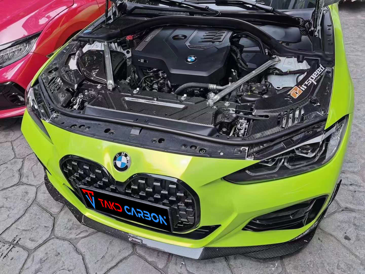 Airspeed Brand 100% Dry Carbon Fiber Hot Selling Auto Car Spare Parts Cold Air Intake System For BMW