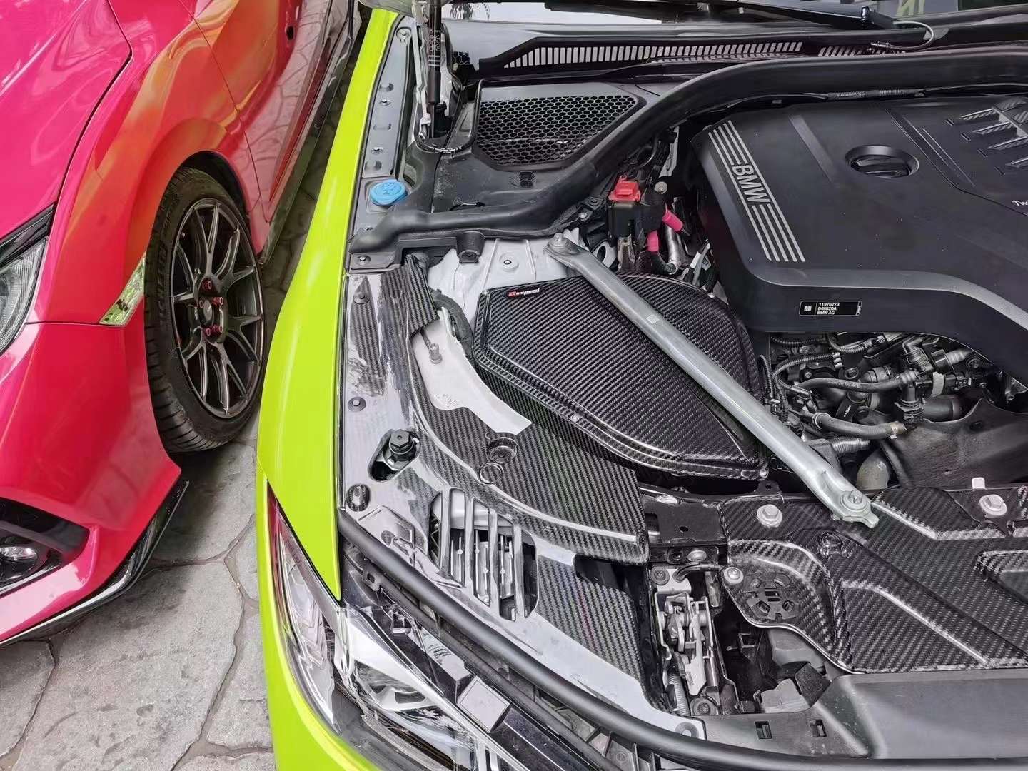 Airspeed Brand 100% Dry Carbon Fiber Hot Selling Auto Car Spare Parts Cold Air Intake System For BMW