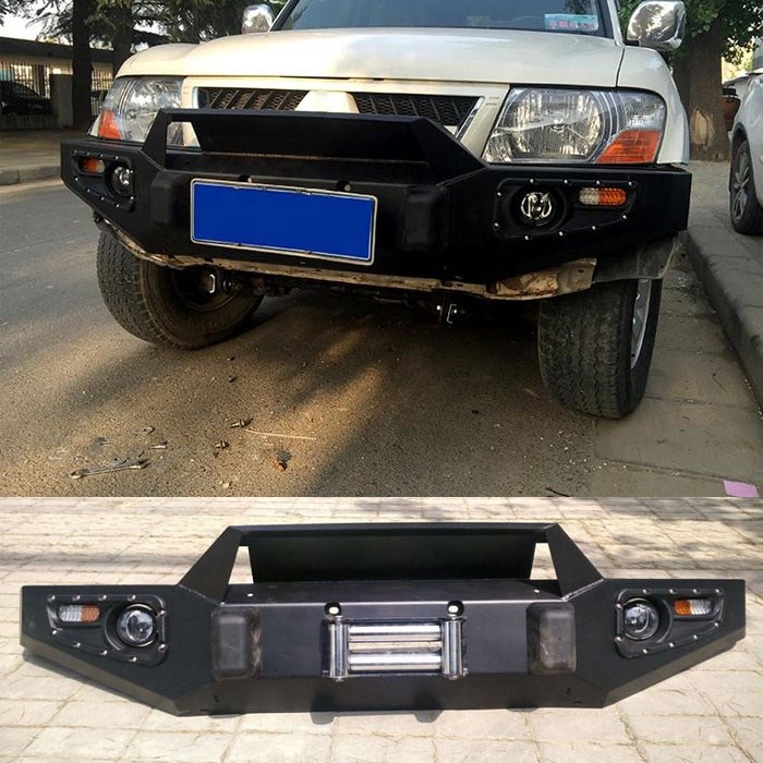 TOPLEADER AUTO PARTS Car Bull Bar Pajero V73 Front Bumper For Mitsubishi Pajero Sport Bumpers Car ki