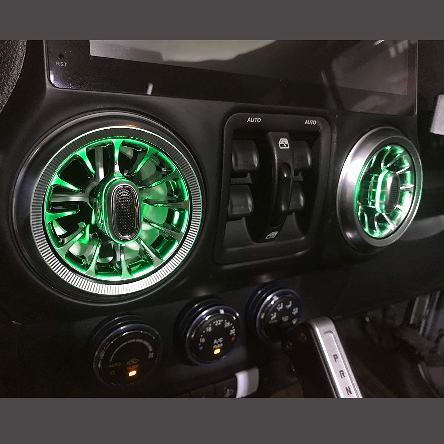 Newest Car Body Kit Offroad Auto Parts Atmosphere Lamp Air Vents For Jeep Wrangler JK JL