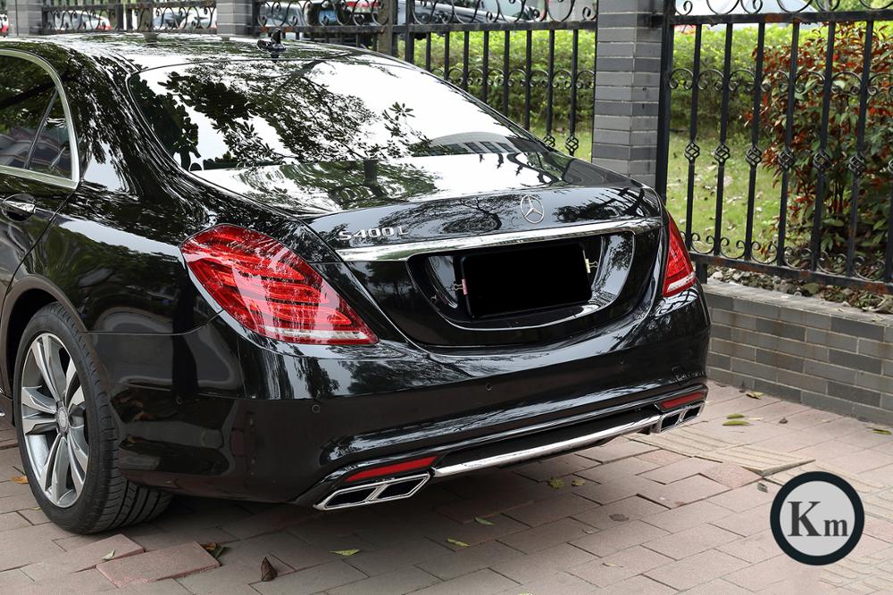 KM body kit for MB S-class W222 upgrade S65 AMG  bumper  auto parts front bumper rear bumper side sk
