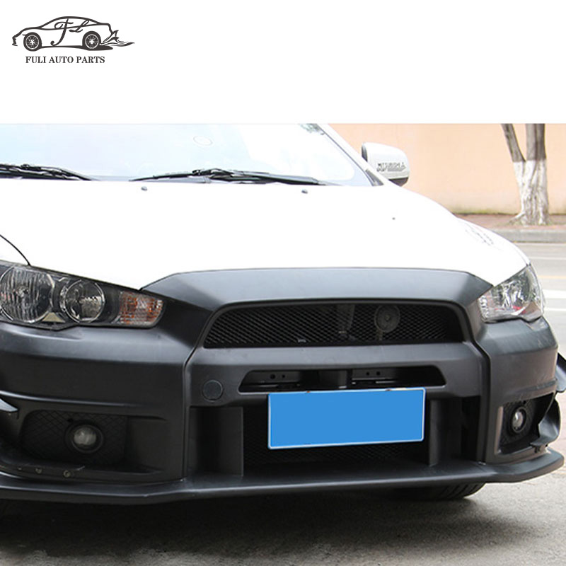 FULI auto parts Car bumpers For Mitsubishi lancer 2009-2015 Upgrade To GTR Style body kit Front bump