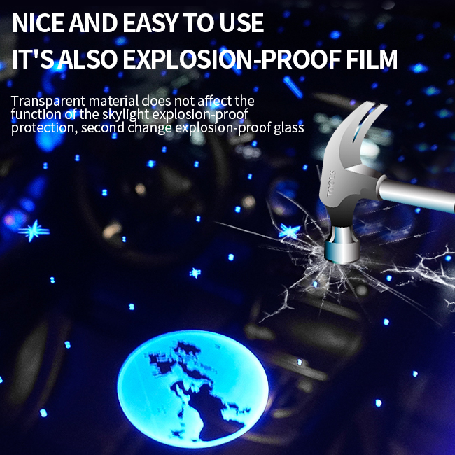 Mingao Auto Parts Decorative Sunscreen Panoramic Sunroof Starry Film