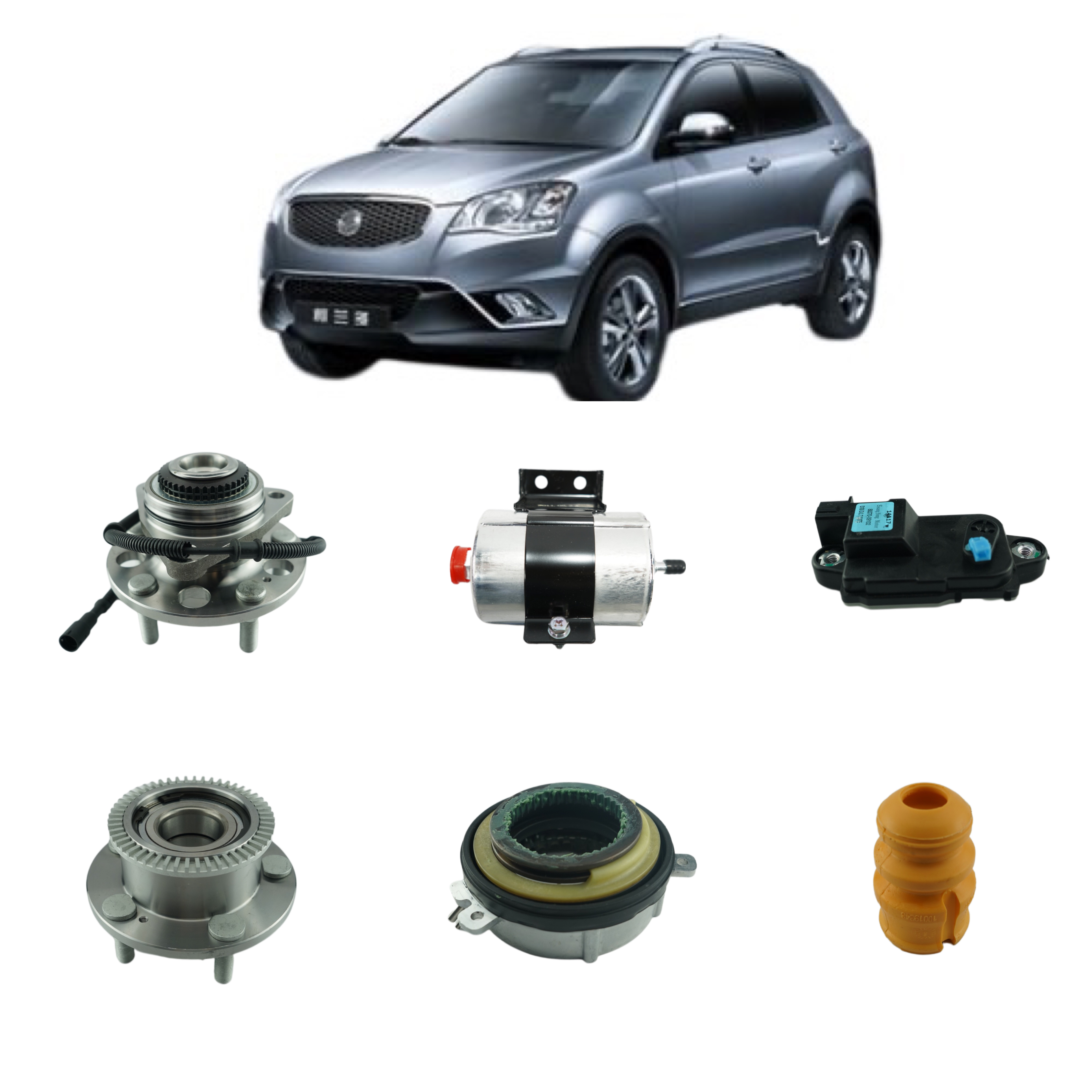 Full Range of Spare Parts for mg3 auto parts SSANGYONG ACTYON REXTON KYRON KORANDO MUSSO RODIUS TIVO
