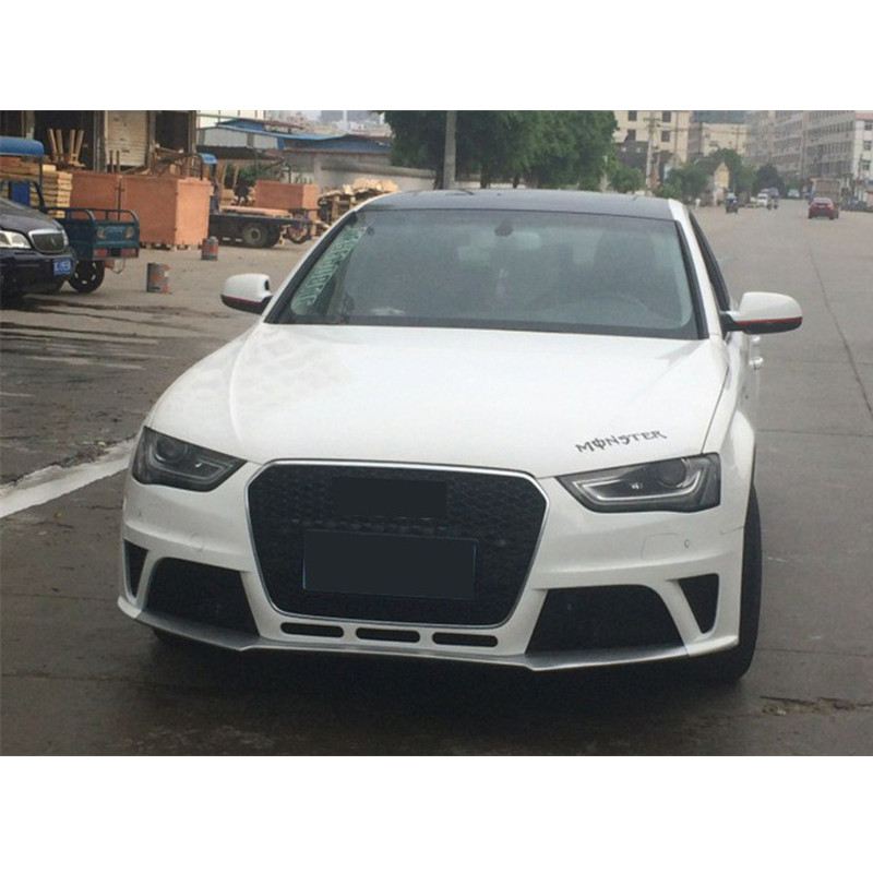 Factory Direct Selling Car Auto Parts Body Kit Including Front Grille Bumper Fog Lamp Cover For Audi