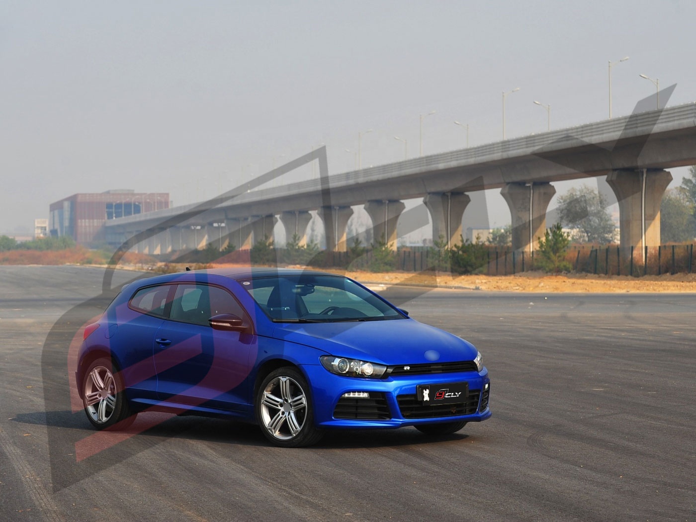 CLY Auto Parts For 2009+ VW Scirocco Facelift R-line Body Kits Front car bumpers Grille Side skirt r