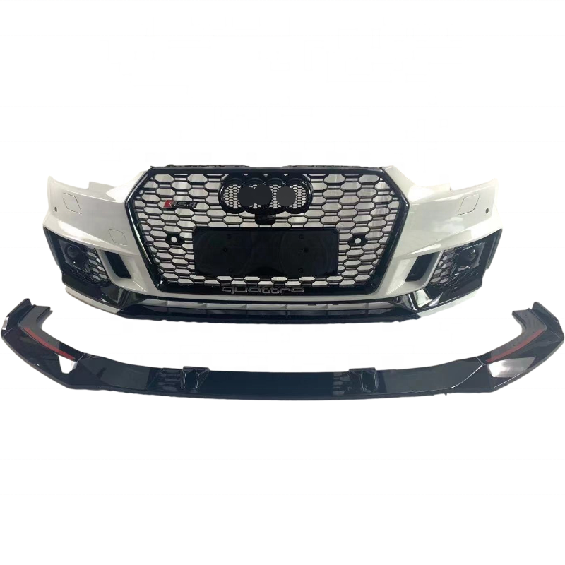 The latest bodykit body kit the front bumper sets facelift to RS4 style for Audi A4 B9 car parts 201