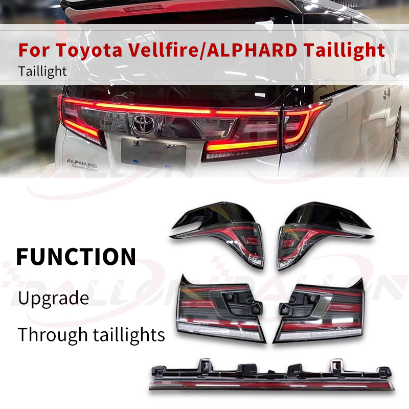 To  yota VELLFIRE TAIL LAMP DAYTIME RUNNING FOG LIGHT BRAKE TURN SIGNAL REVERSE DRIVING REFLECTOR TA