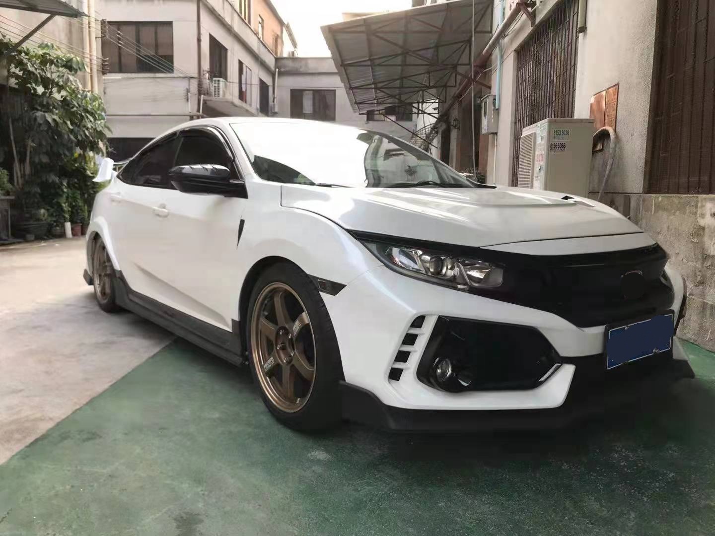 high quality Upgrade to CIVIC Type R FK8 wide bodykit body kit sets for Honda CIVIC sedan car body p