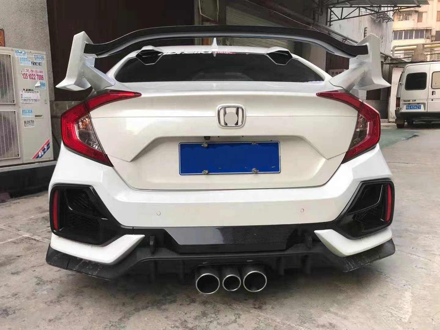 high quality Upgrade to CIVIC Type R FK8 wide bodykit body kit sets for Honda CIVIC sedan car body p