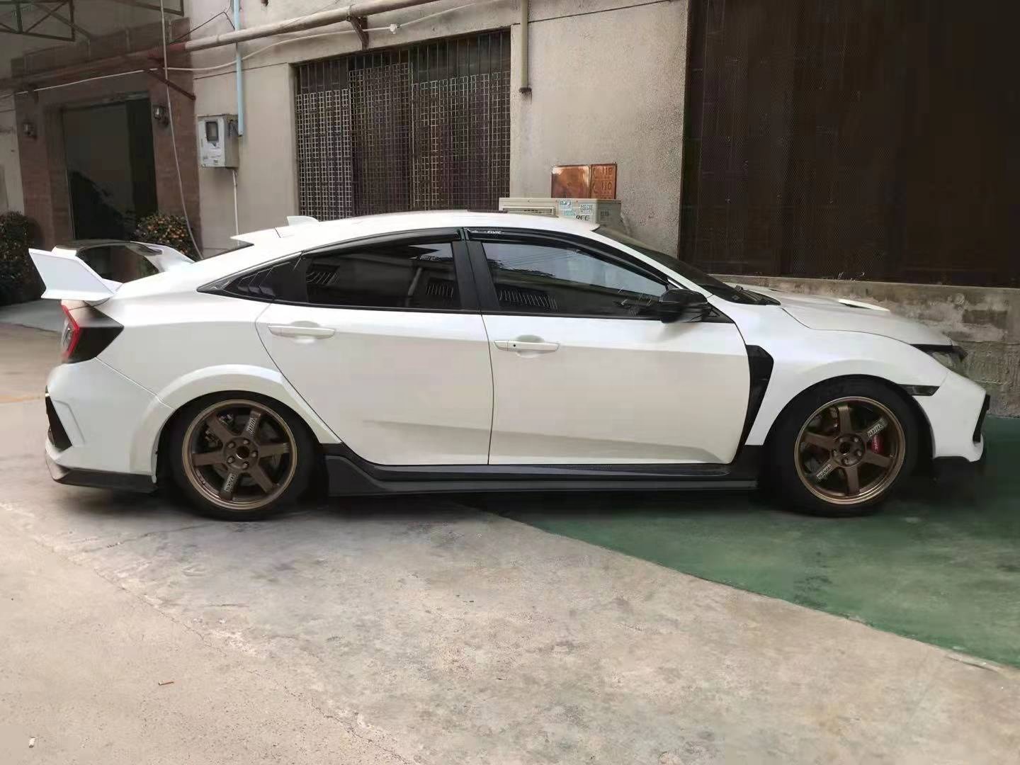 high quality Upgrade to CIVIC Type R FK8 wide bodykit body kit sets for Honda CIVIC sedan car body p