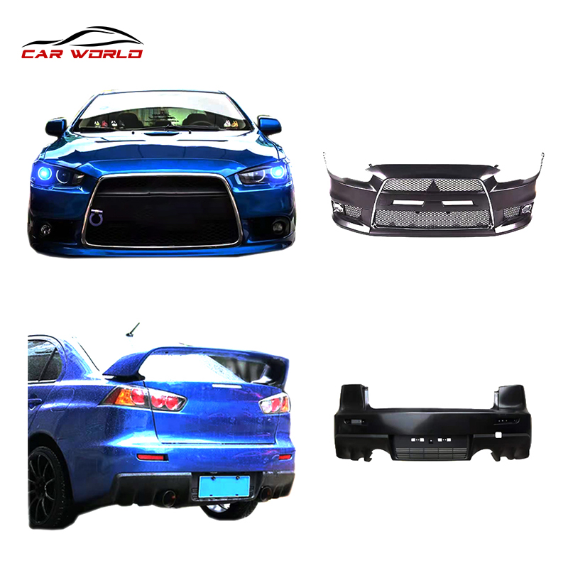 High Quality Auto Parts Car Bodykit For Mitsubishi  Lancer  To EVO Model Front  rear bumper