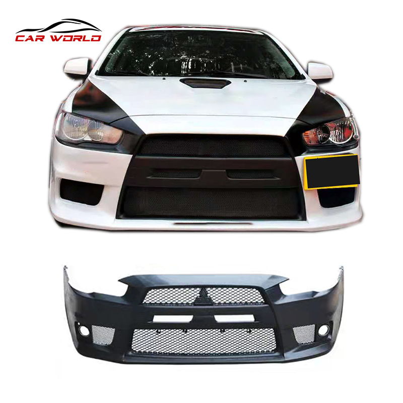 High Quality Auto Parts Car Bodykit For Mitsubishi  Lancer  To EVO Model Front  rear bumper