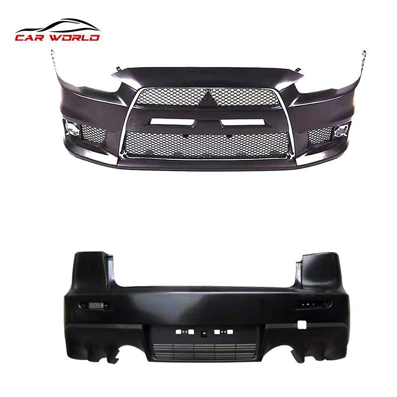 High Quality Auto Parts Car Bodykit For Mitsubishi  Lancer  To EVO Model Front  rear bumper