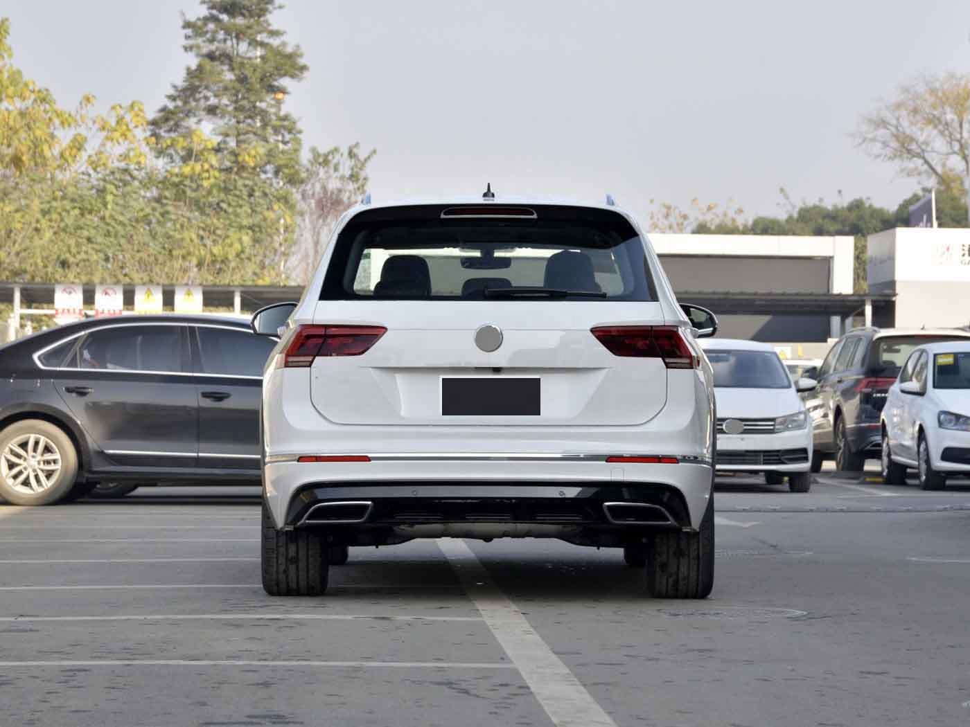 Auto parts Rear bumper diffuser For VW Tiguan Facelift R line rear lip Car diffuser