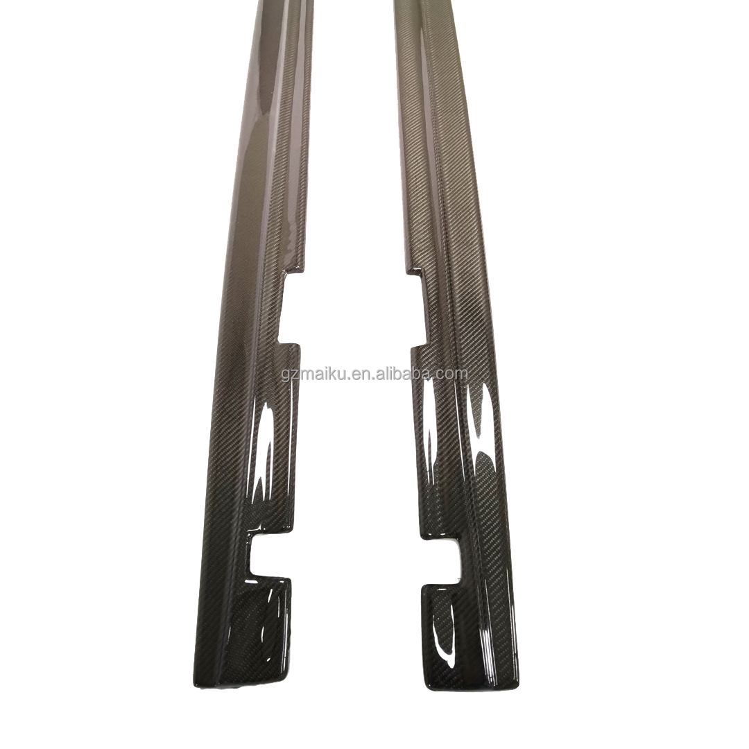 Suitable for 2008-2013 BMW 3 series E90 M3 side skirts Auto parts  carbon fiber side skirta