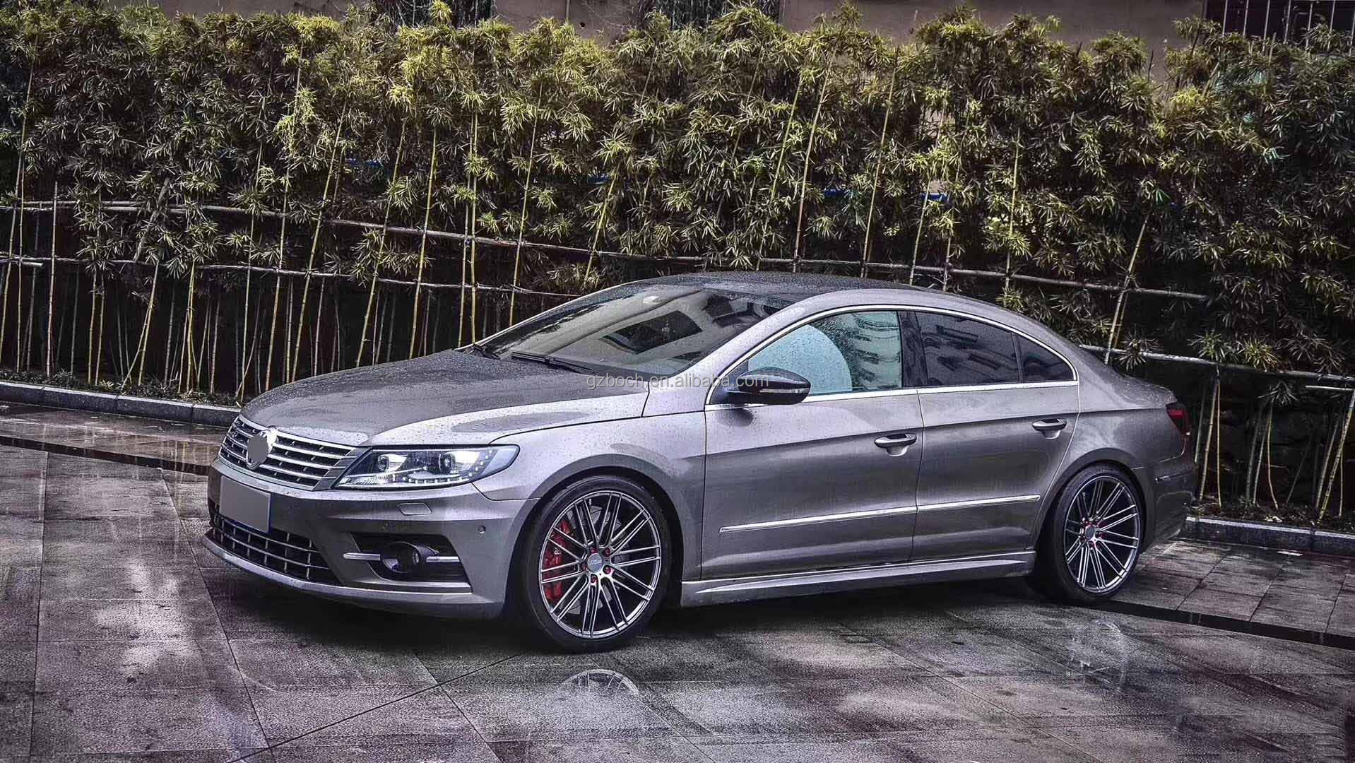 Automotive Parts Car Bumper For 2012+ VW CC change to R line Front car bumper Auto Grill Side Skirts