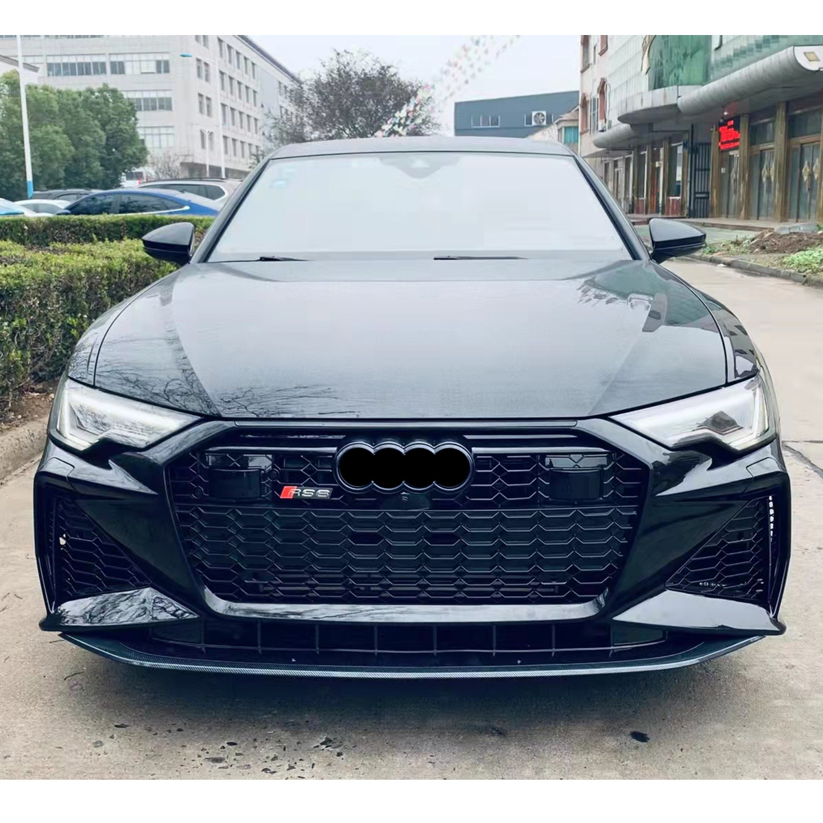 Wholesale modification PP material Body kit for Audi A6 C8 2019-2022 upgrade RS6 look like facelift 