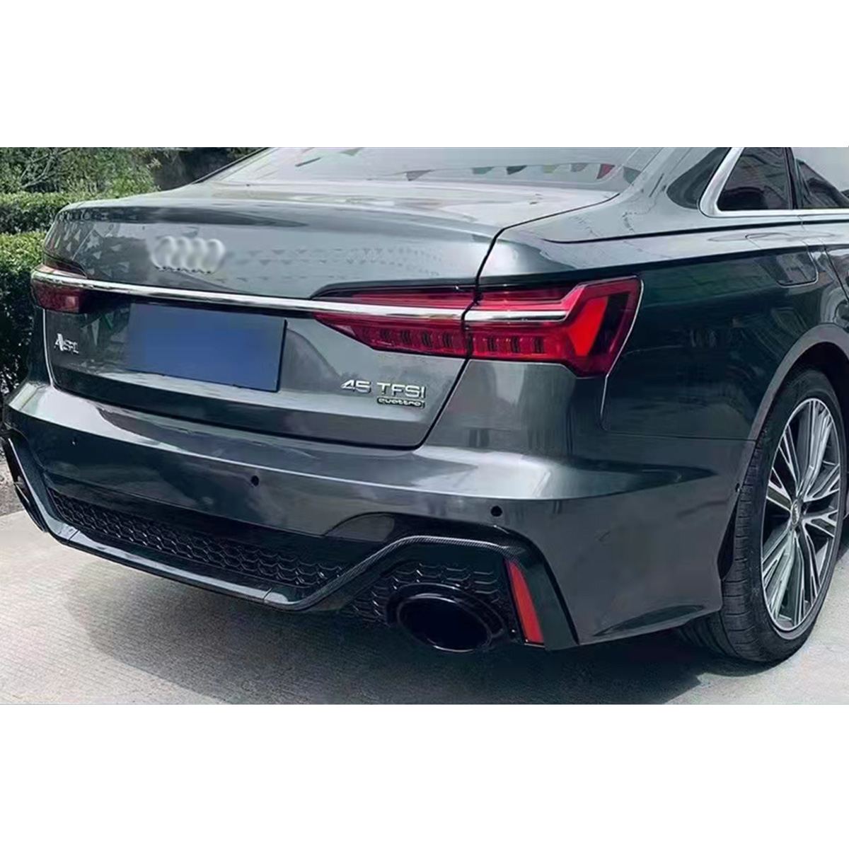 Wholesale modification PP material Body kit for Audi A6 C8 2019-2022 upgrade RS6 look like facelift 