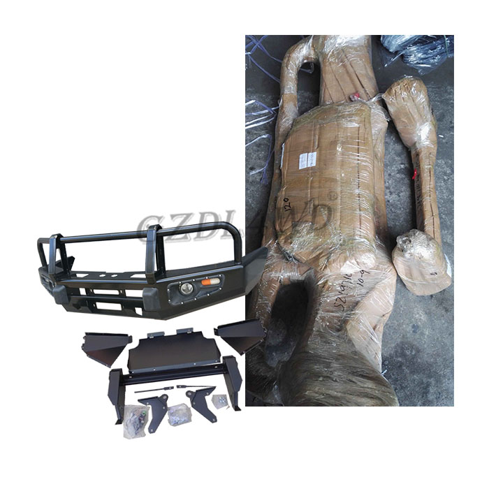 Steel Front Bumper Kits Auto Accessorires Car Part For Land Cruiser prado 120
