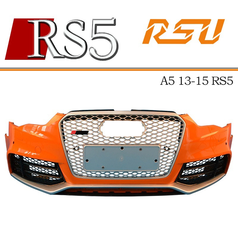 Modified auto parts front bumper complete body kit for AUDI A5 2013-2016 UPGRADE TO RS5 2013-2016