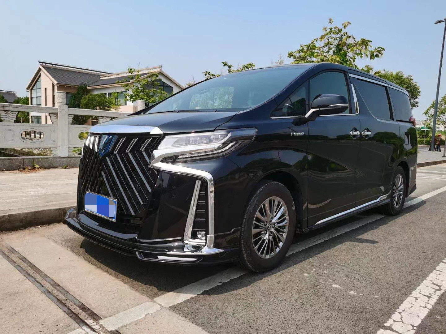Auto spare parts High Quality New body kit for  Alphard upgrade wald body kit 2018 year