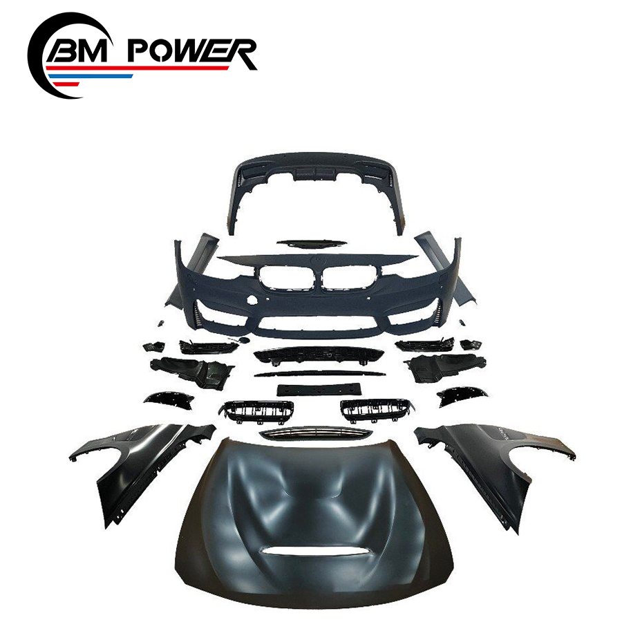 Auto Parts Car Bodykit Full Body Kit Set Upgrad F80 M3 Modified Facelift For BMW 3 Series F30 F35 32