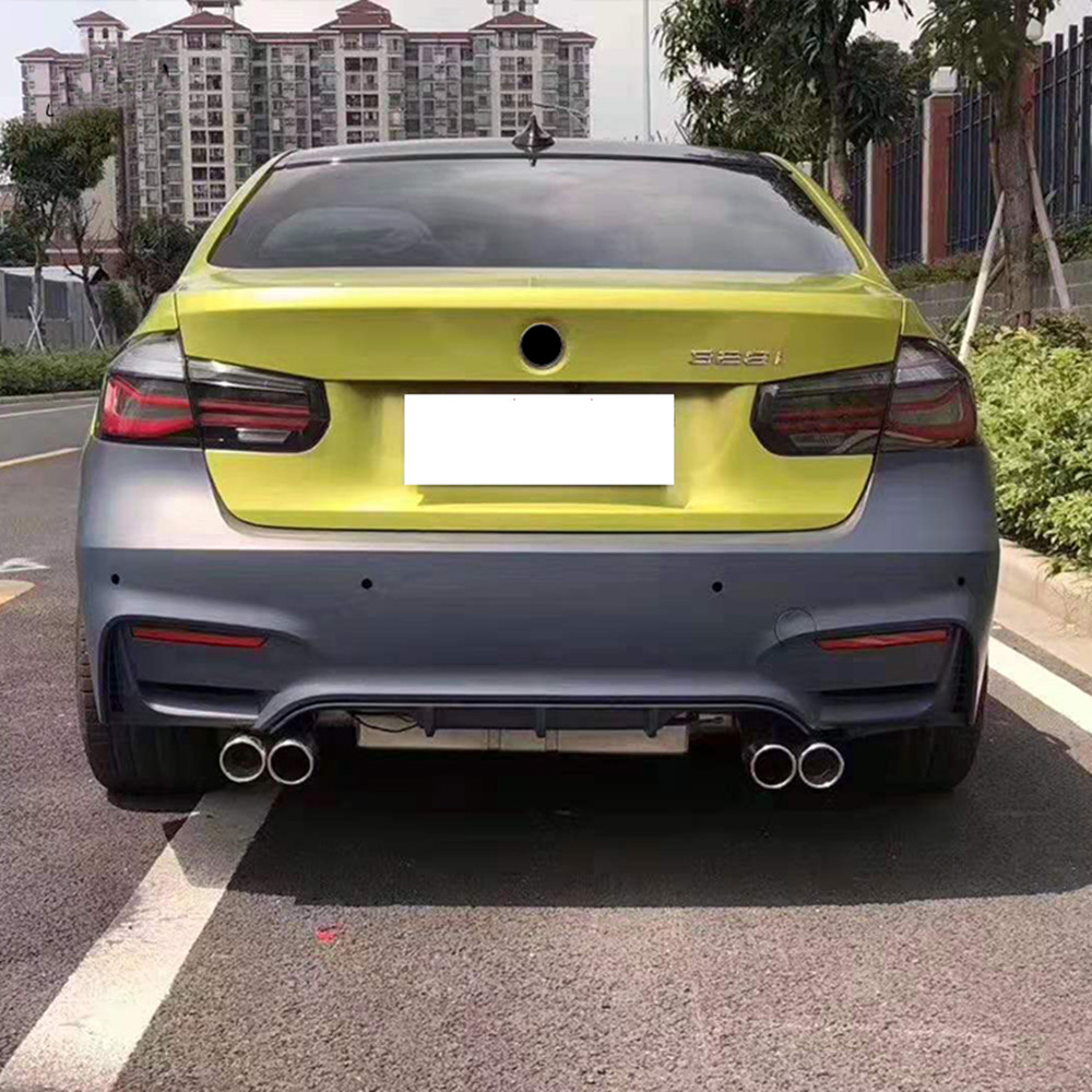 Best quality Auto parts for 2012-2018 BMW 3 series F30/35 modified to M3 front and rear bumper with 