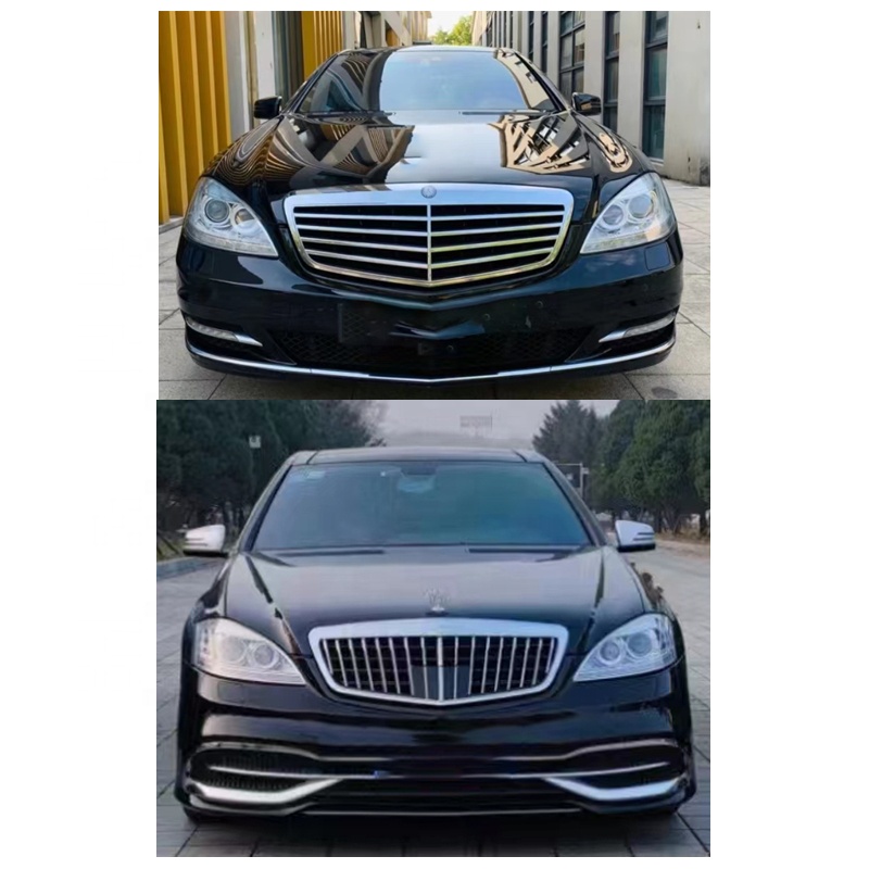 Hot sale high quality easy install kit auto parts front bumper W221 upgrade W222 maybach