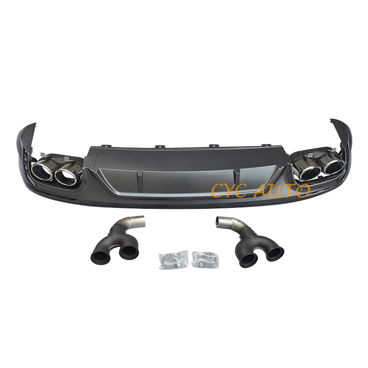 SQ5 Rear diffuser rear bumper auto parts for Audi Q5 Q5L sline 2017 2018 2019 2020+