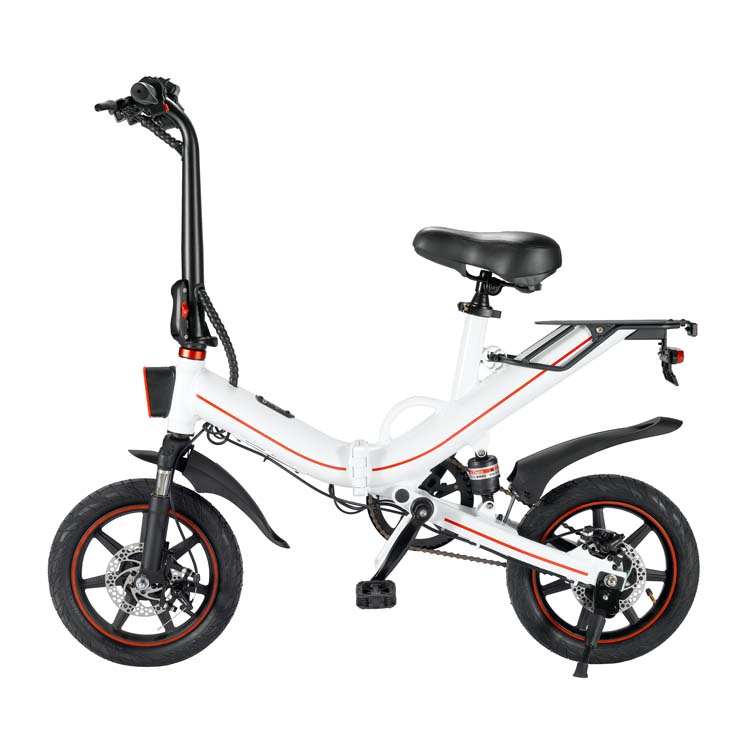 Drop shipping home delivery 400W 14inch smart foldable ebike with Powerful motor 10.5ah 48V OUXI adu