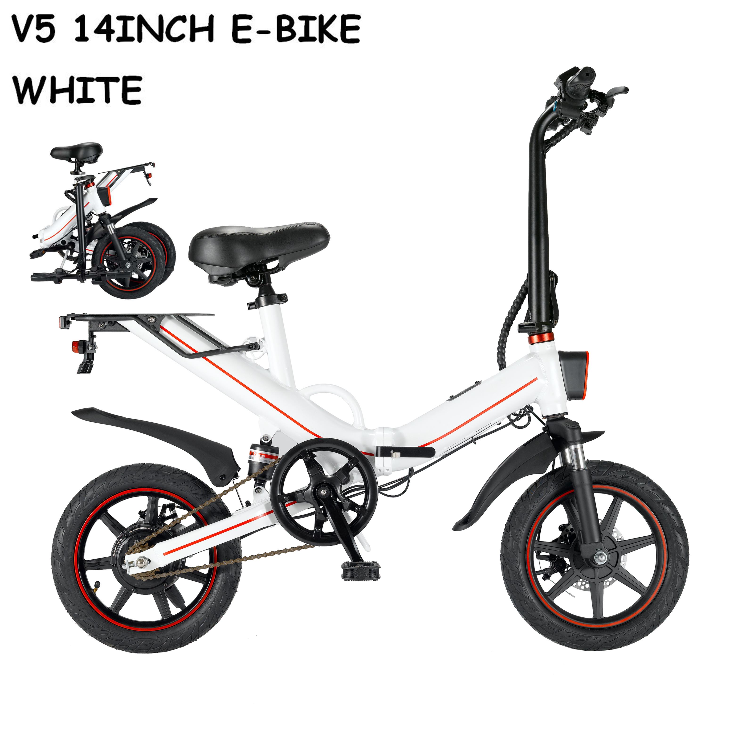 Drop shipping home delivery 400W 14inch smart foldable ebike with Powerful motor 10.5ah 48V OUXI adu