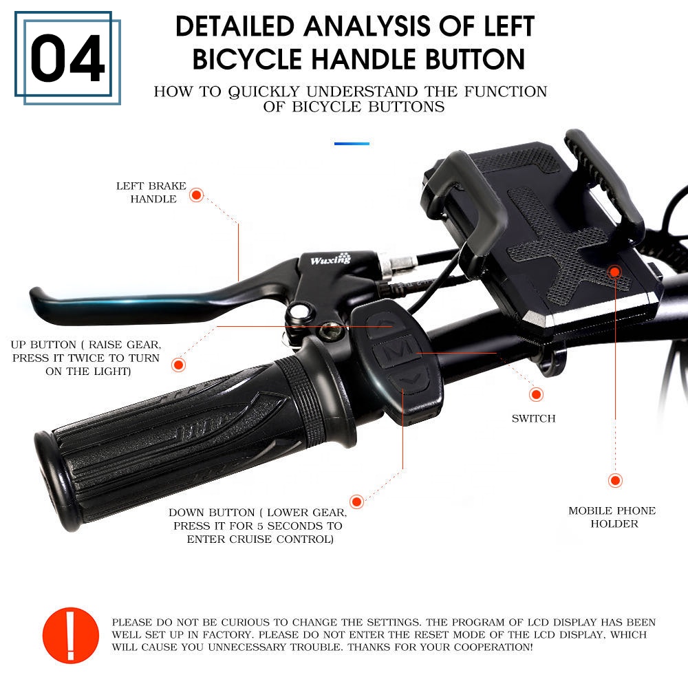 EU warehouse dropship folding fat tire electric bi
