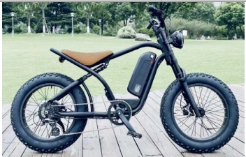 OUKA E 73 Fat Tire Ebike Green Super Power Pedelec