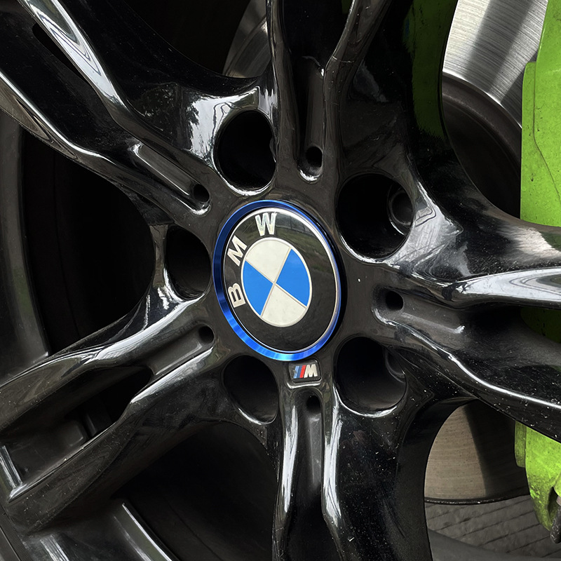 Automobile hub center mark decorative ring refitti