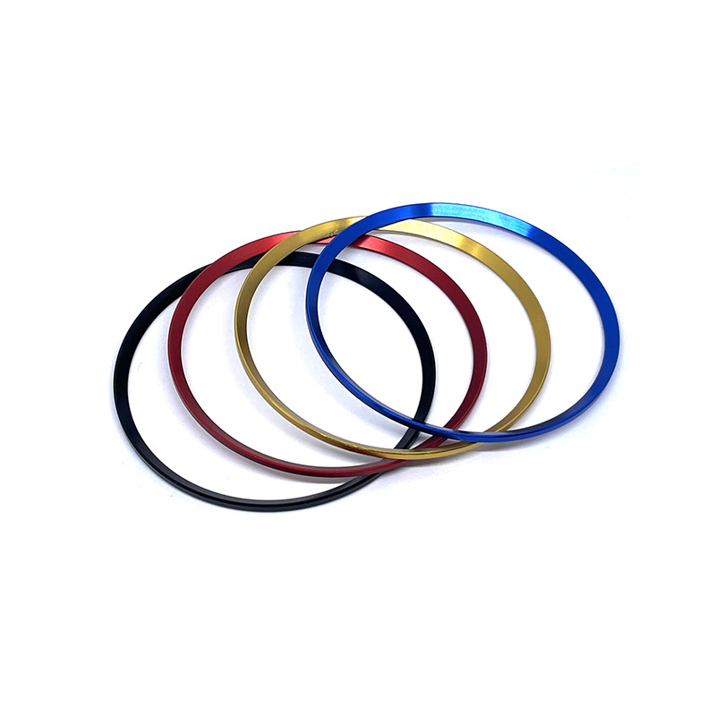 Automobile hub center mark decorative ring refitti