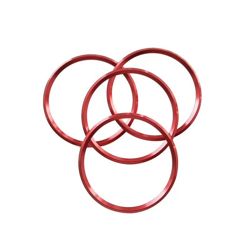Automobile hub center mark decorative ring refitti