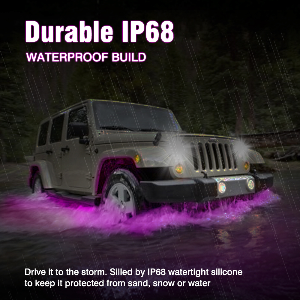 OKEEN LED Car Underglow Light RGB Dream Color Chas