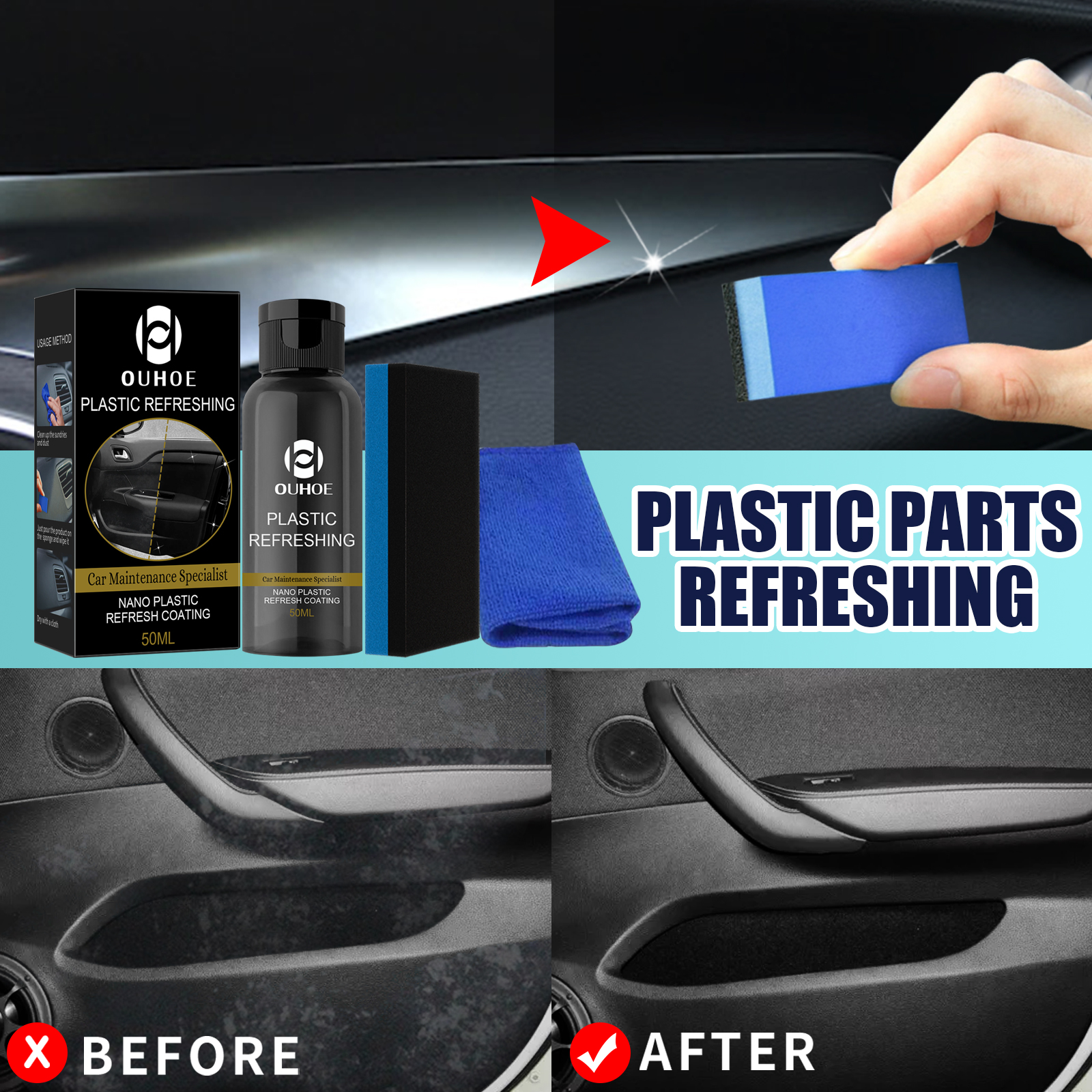 Car Interior Plastic Parts Restore Liquid Car Main