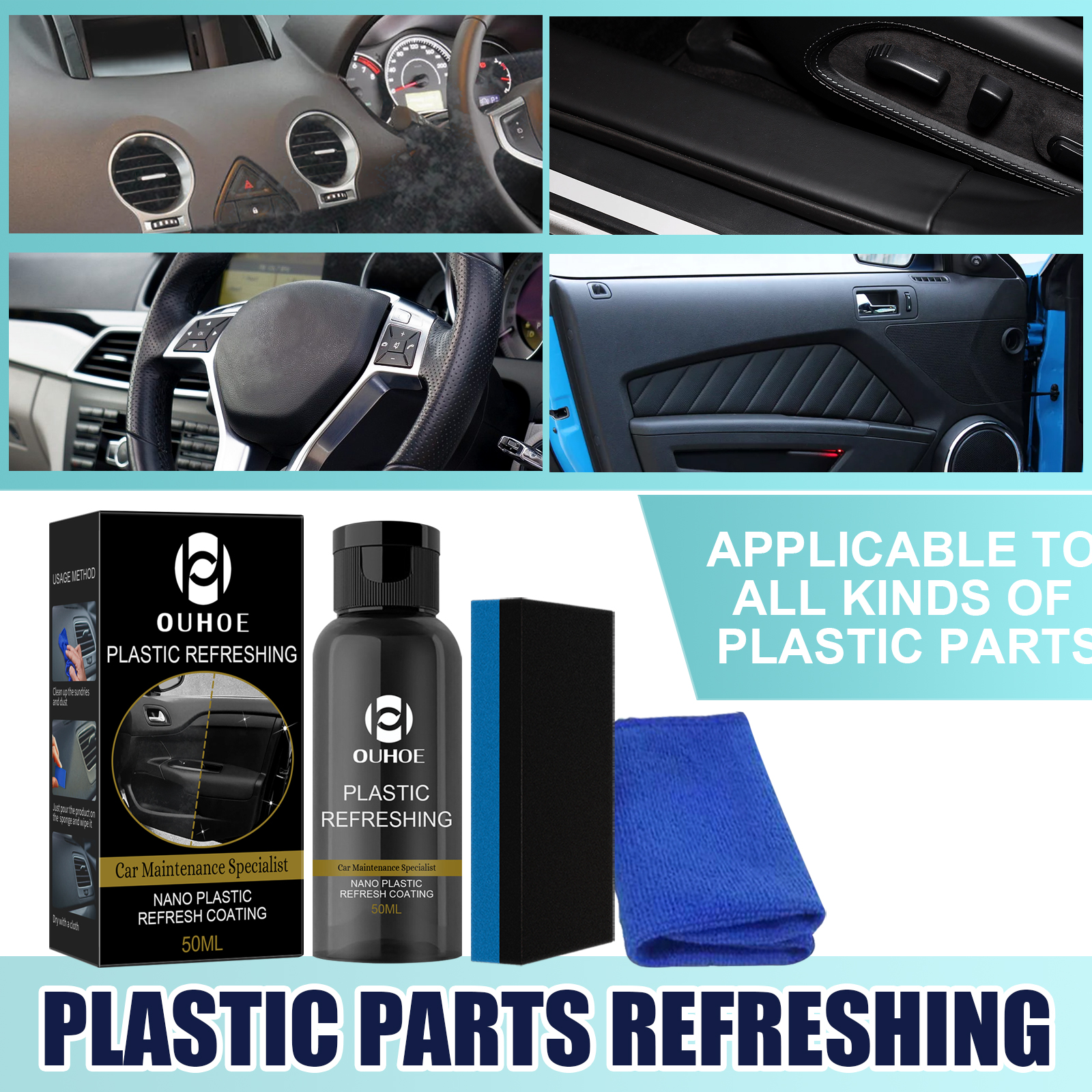 Car Interior Plastic Parts Restore Liquid Car Main
