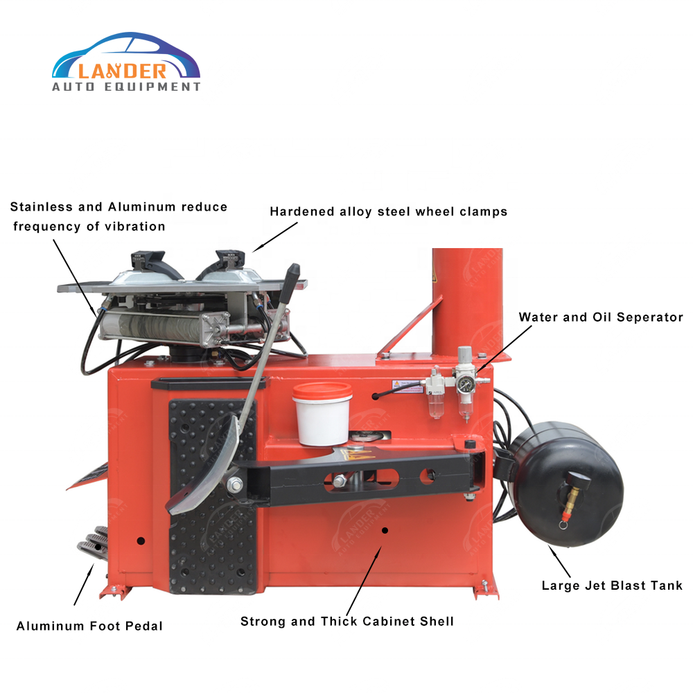 Tire Remove Bead Air Booster Tire Dismount Machine