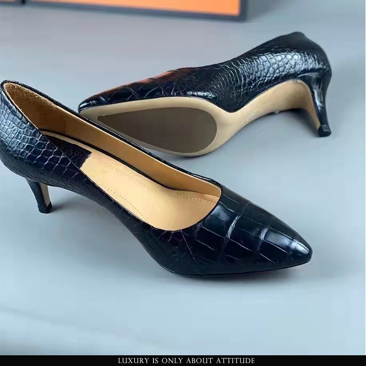 New design Roman style genuine crocodile leather s