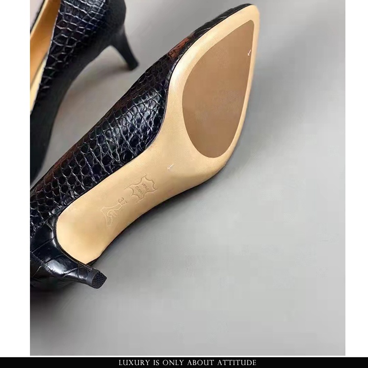 New design Roman style genuine crocodile leather s