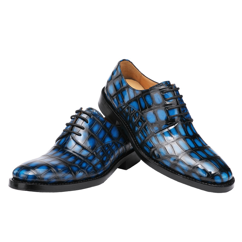 Factory wholesale crocodile leather British style 