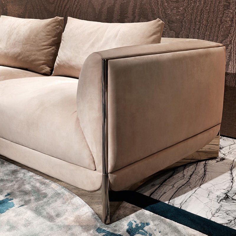 Foshan Italy brand luxury design living room leath
