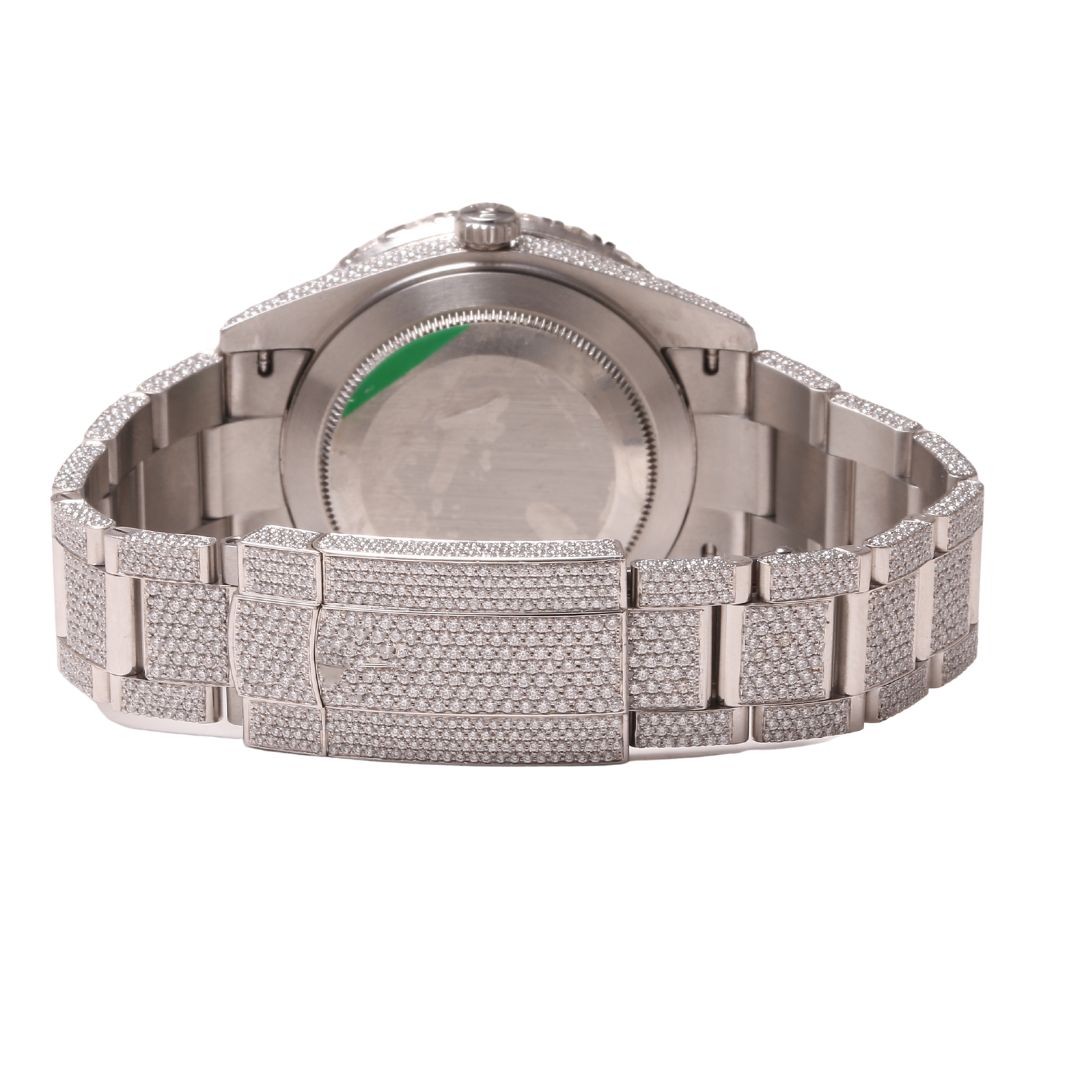hip hop diamond watch round cut all size customize natural handmade diamond watch for mens diamond w