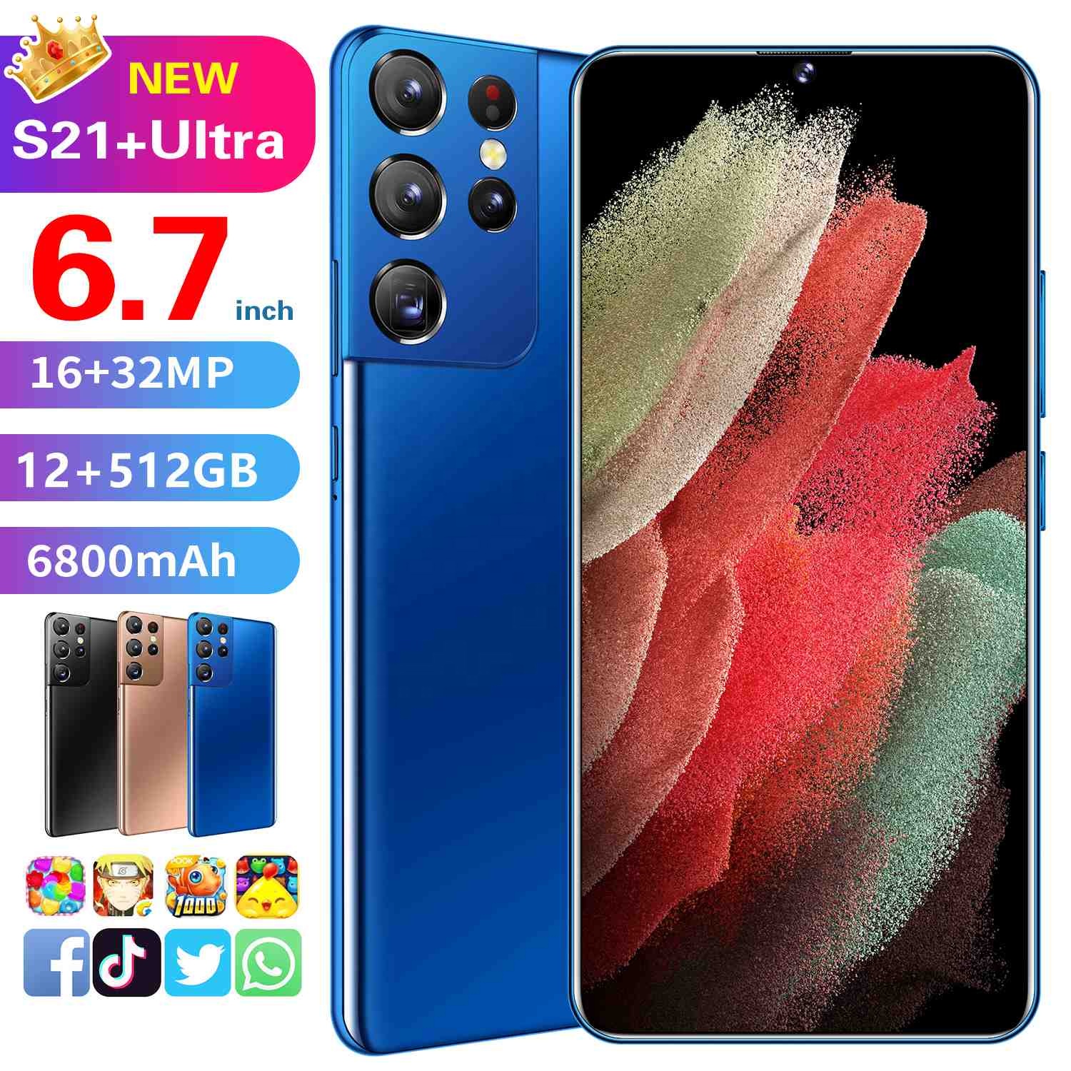 tecno camon 18 pro S21 U Android phone Smartphone mobile phones note 10 Mobile Phone
