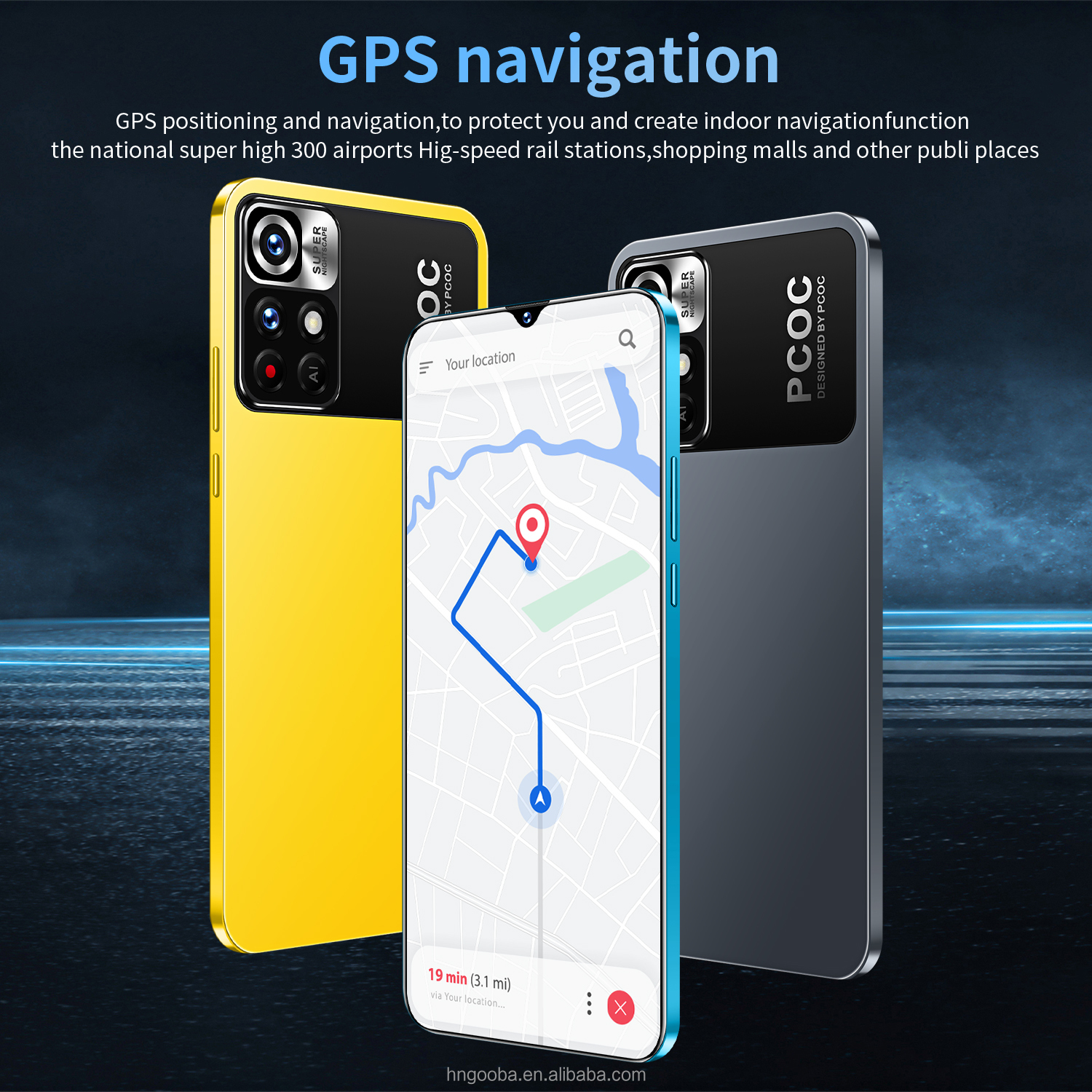 2022 New Dual Sim Card M 4 Pro Big screen Mobile Phones 6.7 inch Full display 8 GB +256 GB Android 1