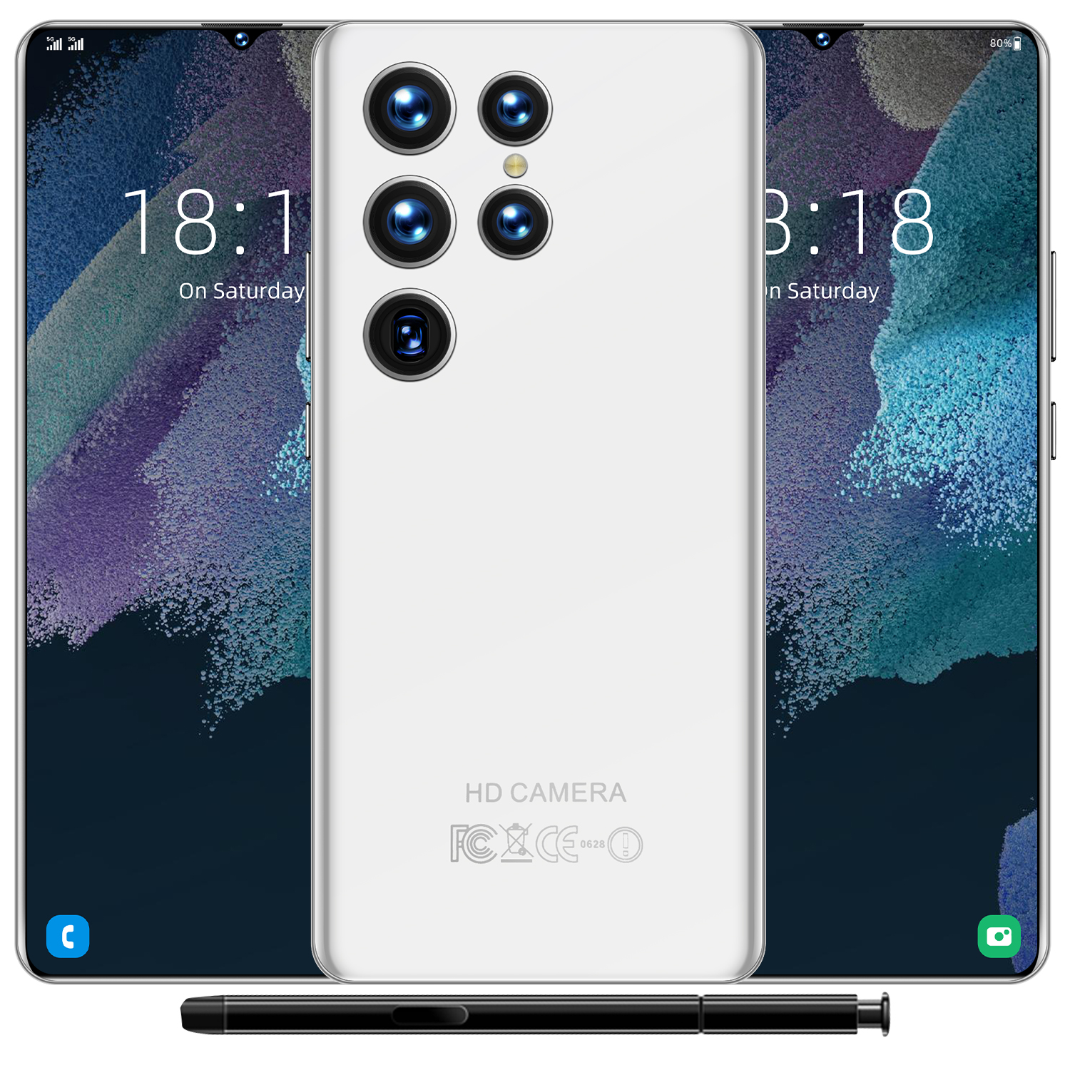 Original Smartphones S22 Ultra 16GB+512GB phone13 10-Core 5G LET Cellphones unlocked Dual SIM Long l